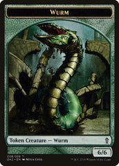 Saproling // Wurm Double-Sided Token [Ravnica Allegiance Guild Kit Tokens] | Good Games Cannington