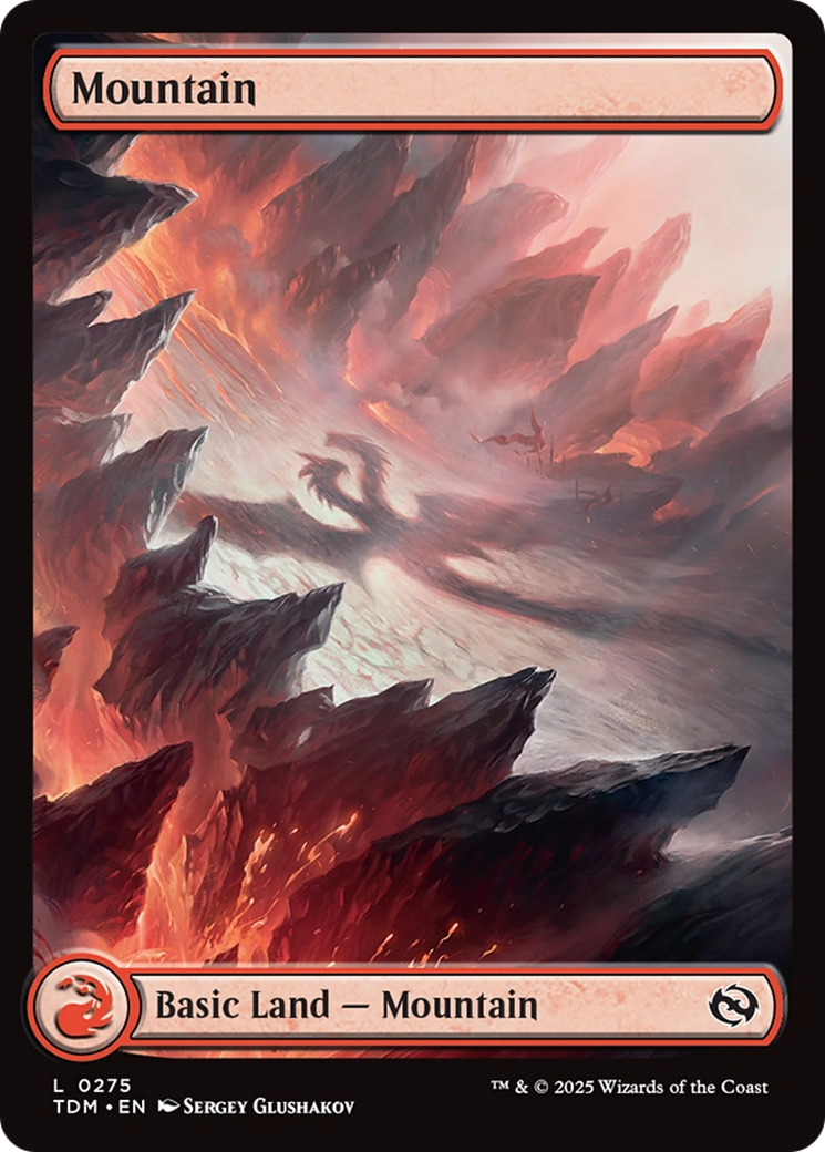 Mountain (0275) [Tarkir: Dragonstorm] | Good Games Cannington