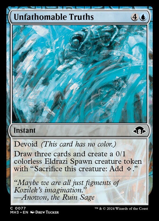 Unfathomable Truths 77/319 (Modern Horizons 3)  - Foil | Good Games Cannington