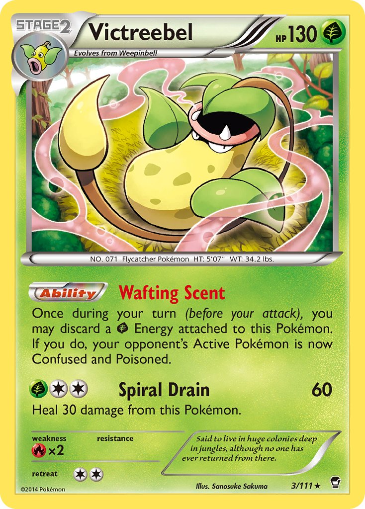 Victreebel (3/111) (Theme Deck Exclusive) [XY: Furious Fists] | Good Games Cannington