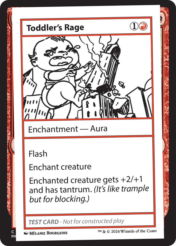 Toddler's Rage [Mystery Booster 2 Playtest Cards] | Good Games Cannington