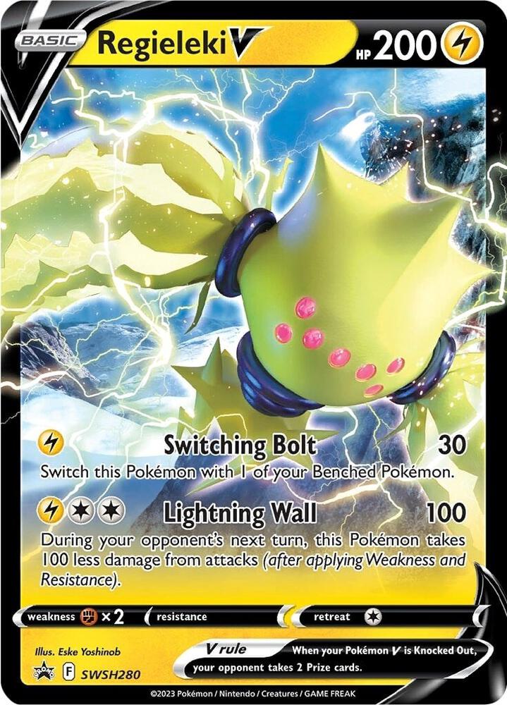 Regieleki V SWSH280 (SWSH: Sword & Shield Promo Cards)  - Holofoil | Good Games Cannington