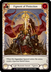 Figment of Protection // Aegis, Archangel of Protection (Marvel) [DTD007] (Dusk Till Dawn)  Cold Foil | Good Games Cannington
