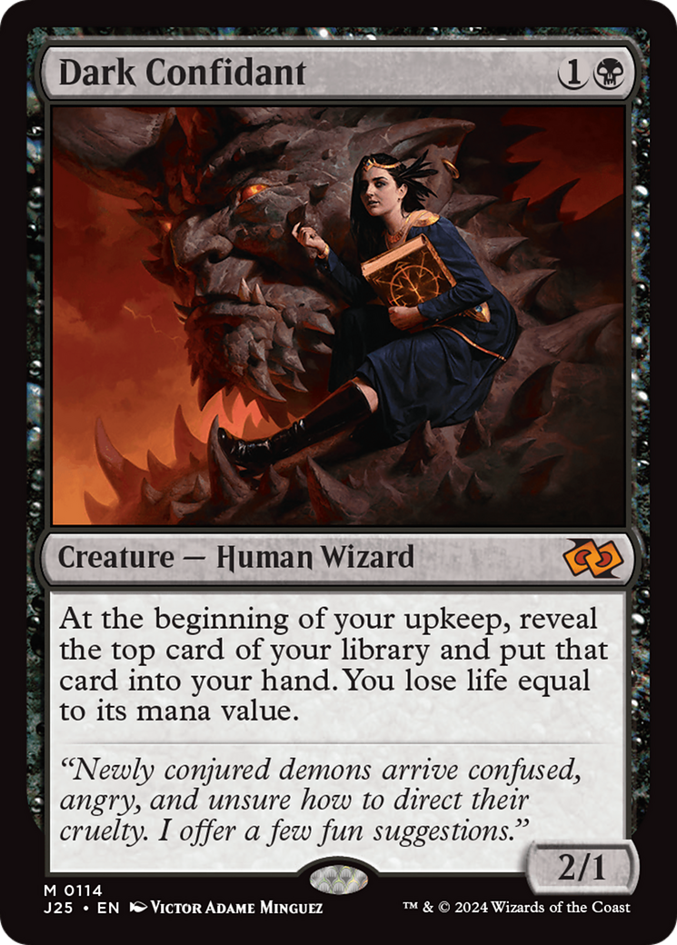 Dark Confidant [Foundations Jumpstart] | Good Games Cannington