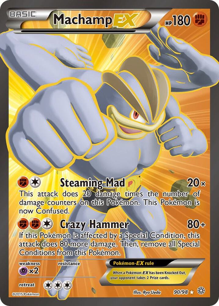 Machamp EX 90 Full Art (XY - Ancient Origins)  - Holofoil | Good Games Cannington