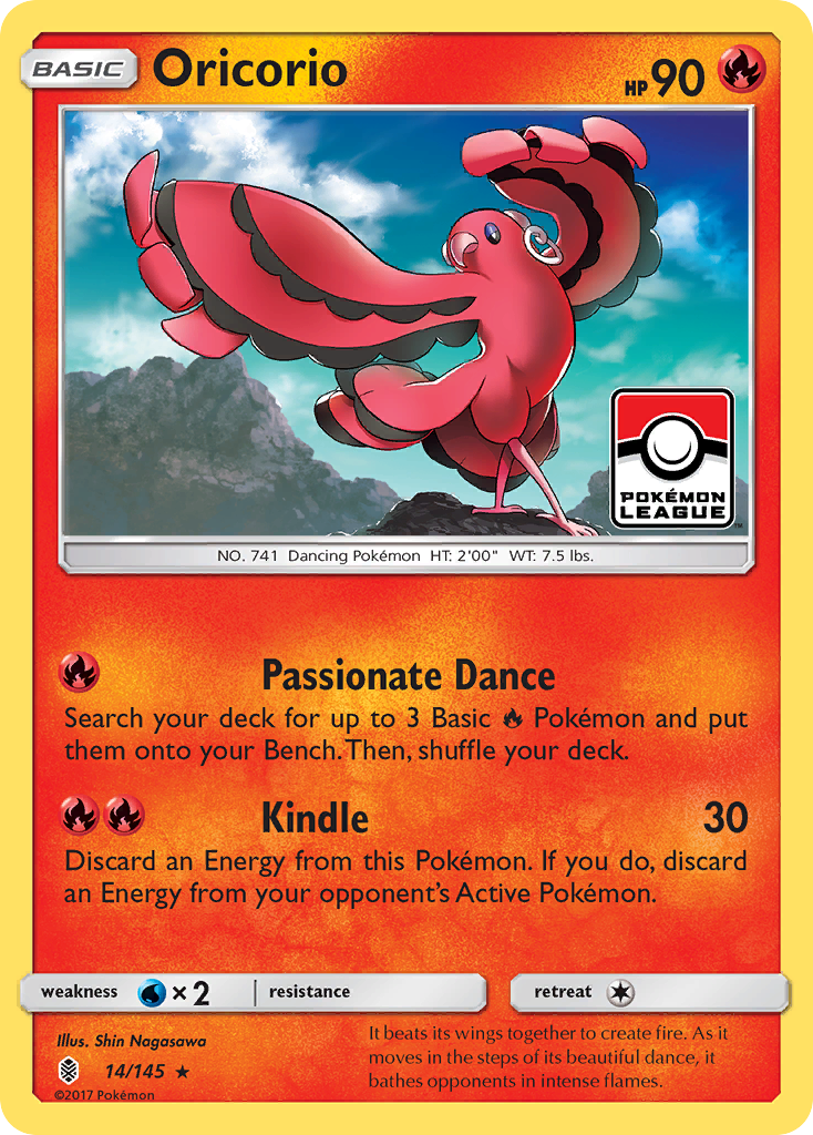 Oricorio (14/145) [Sun & Moon: Guardians Rising] | Good Games Cannington