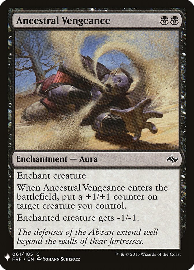 Ancestral Vengeance [Mystery Booster] | Good Games Cannington