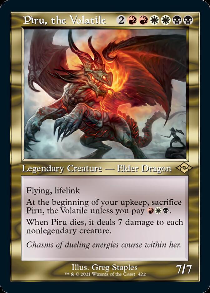 Piru, the Volatile (Retro) [Modern Horizons 2] | Good Games Cannington