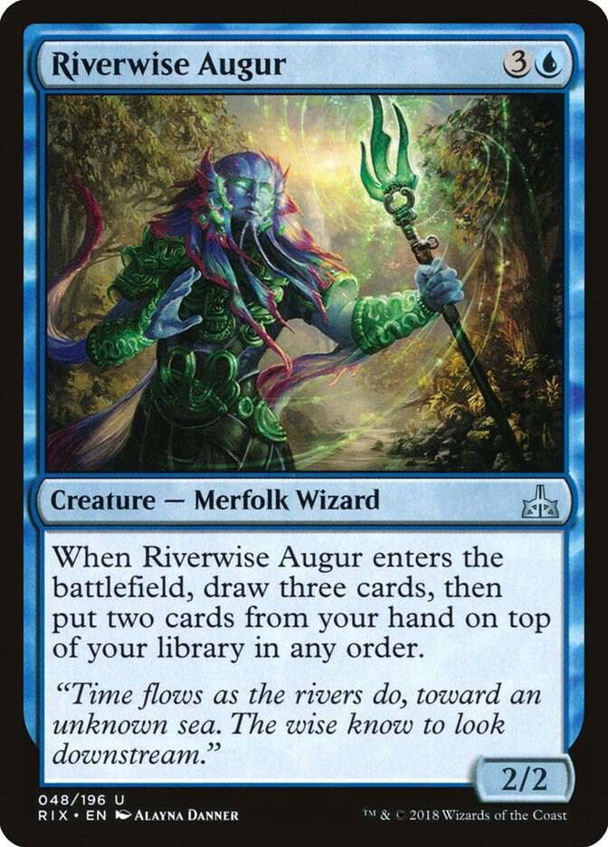 Riverwise Augur 48/196 (Rivals of Ixalan)  | Good Games Cannington