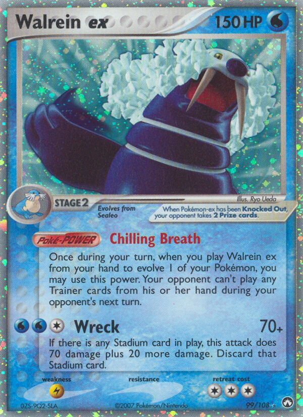 Walrein ex (99/108) [EX: Power Keepers] | Good Games Cannington