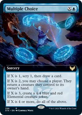 Multiple Choice Extended Art 298 (Strixhaven: School of Mages)  | Good Games Cannington