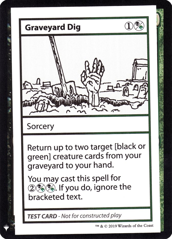 Graveyard Dig [Mystery Booster Playtest Cards] | Good Games Cannington