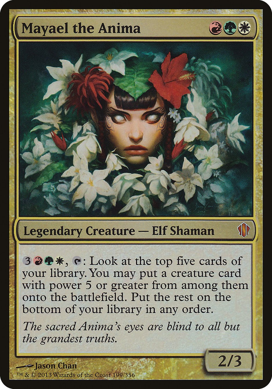Mayael the Anima (Oversized) [Commander 2013 Oversized] | Good Games Cannington