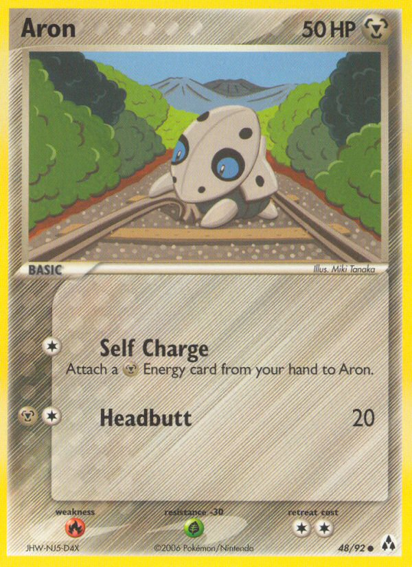Aron (48/92) [EX: Legend Maker] | Good Games Cannington
