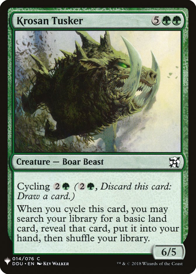 Krosan Tusker [Mystery Booster] | Good Games Cannington