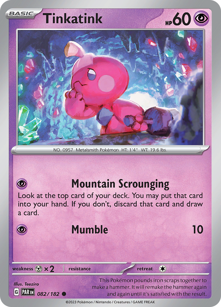 Tinkatink (082/182) [Scarlet & Violet: Paradox Rift] | Good Games Cannington