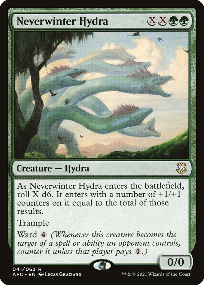 Neverwinter Hydra 41/62 (Commander: Adventures in the Forgotten Realms)  | Good Games Cannington