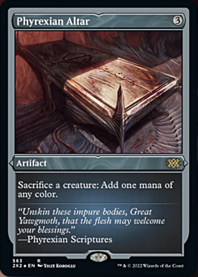 Phyrexian Altar (Foil Etched) [Double Masters 2022] | Good Games Cannington