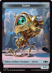 Servo // Warrior Double-Sided Token [Tarkir: Dragonstorm Commander Tokens] | Good Games Cannington