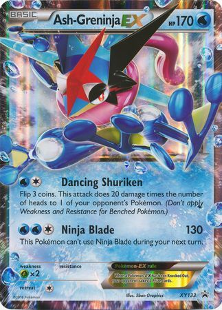 Ash-Greninja EX (XY133) (Jumbo Card) [XY: Black Star Promos] | Good Games Cannington
