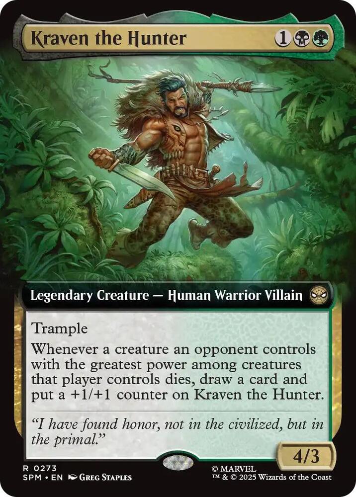 Kraven the Hunter  273 (Marvel's Spider-Man)  - Extended Art  | Good Games Cannington