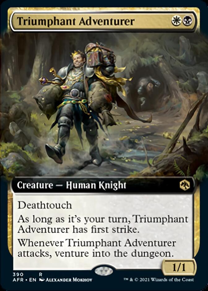 Triumphant Adventurer (Extended Art) [Dungeons & Dragons: Adventures in the Forgotten Realms] | Good Games Cannington