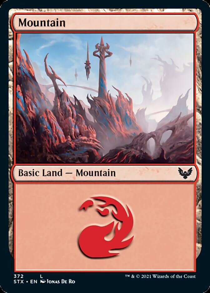 Mountain (372) [Strixhaven: School of Mages] | Good Games Cannington