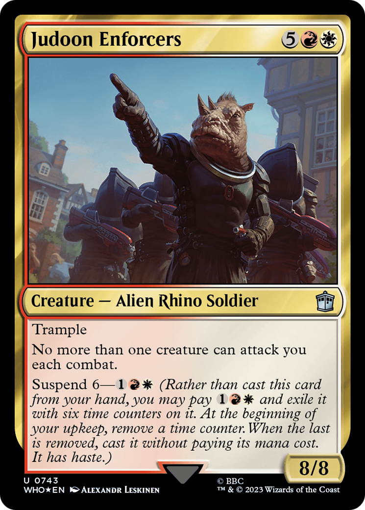 Judoon Enforcers (Surge Foil) [Doctor Who] | Good Games Cannington
