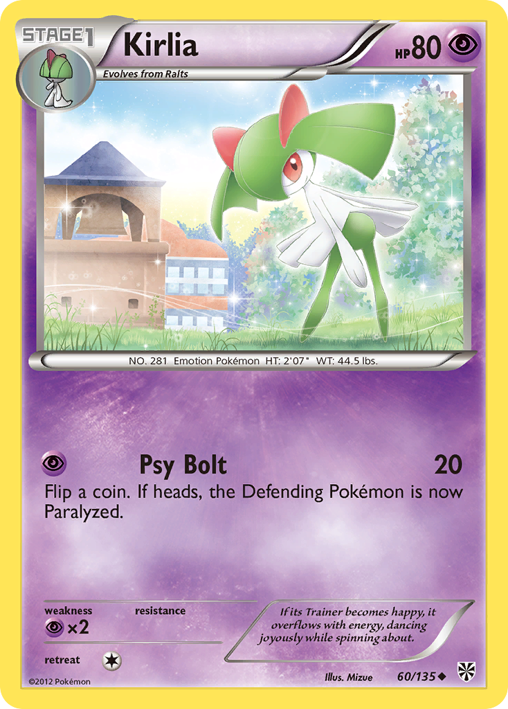 Kirlia (60/135) [Black & White: Plasma Storm] | Good Games Cannington