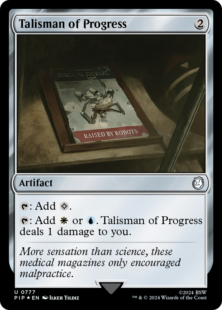 Talisman of Progress (Surge Foil) [Fallout] | Good Games Cannington