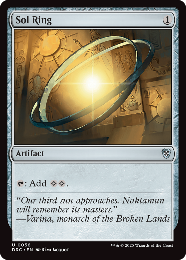 Sol Ring [Aetherdrift Commander] | Good Games Cannington