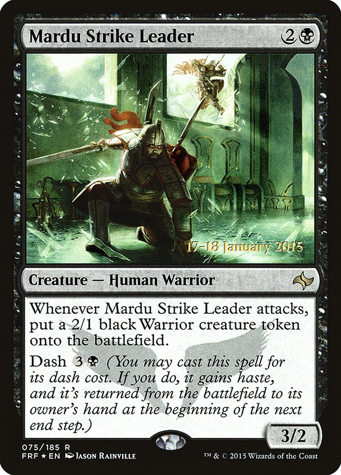 Mardu Strike Leader [Fate Reforged Prerelease Promos] | Good Games Cannington