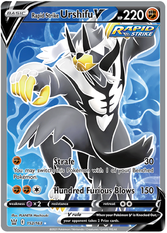 Rapid Strike Urshifu V (152/163) [Sword & Shield: Battle Styles] | Good Games Cannington