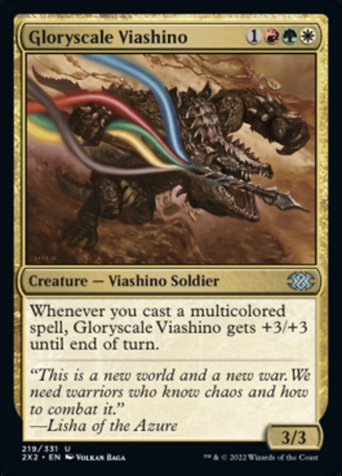 Gloryscale Viashino [Double Masters 2022] | Good Games Cannington