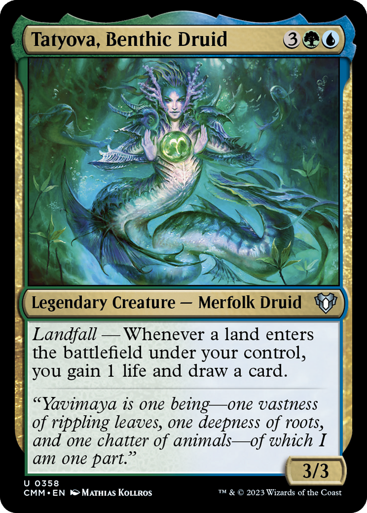Tatyova, Benthic Druid [Commander Masters] | Good Games Cannington
