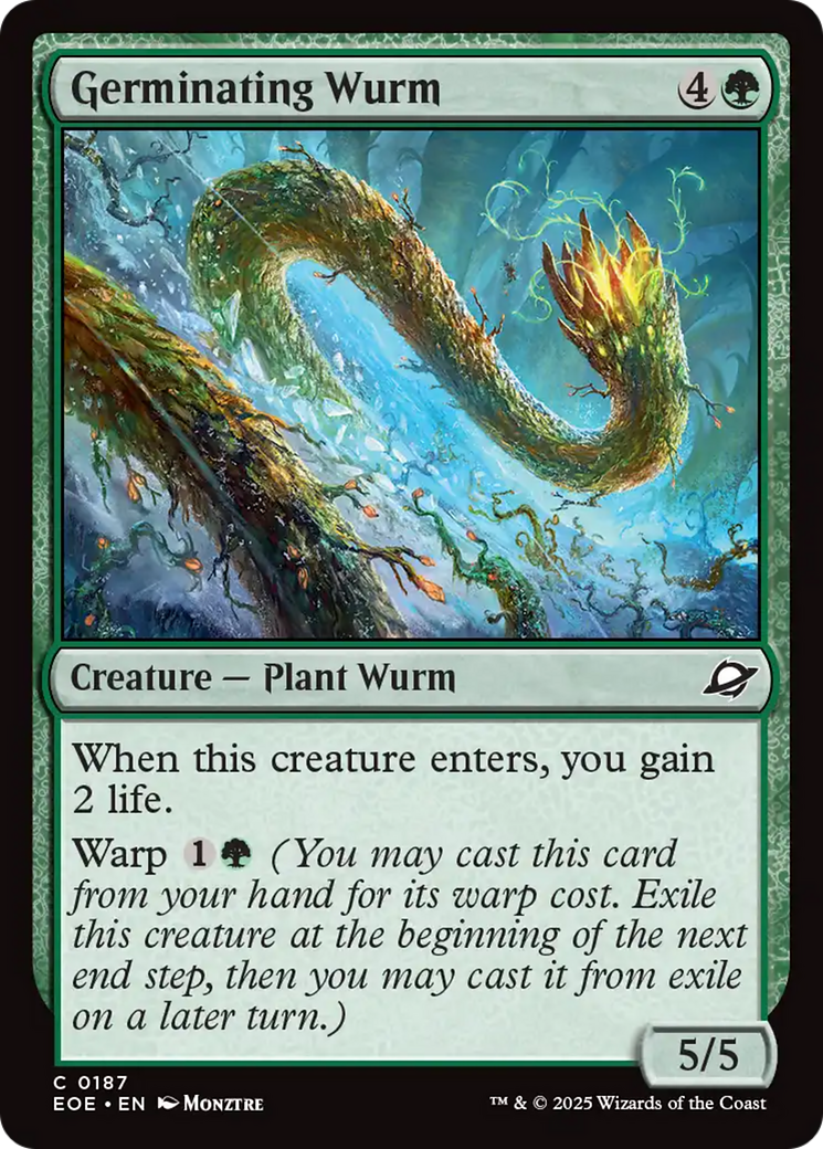 Germinating Wurm [Edge of Eternities] | Good Games Cannington