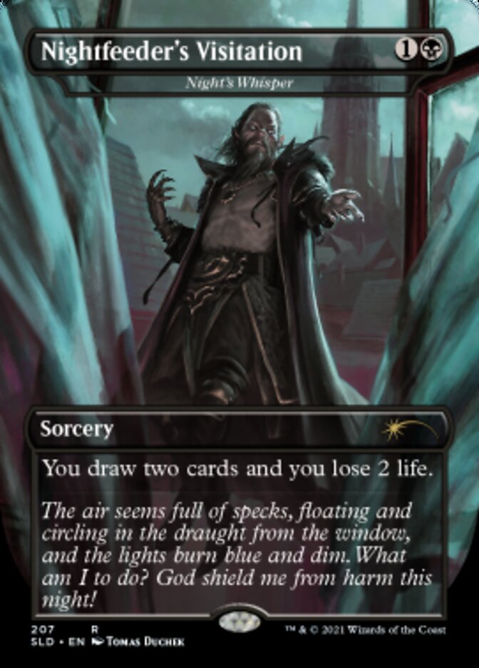 Night's Whisper - Nightfeeder's Visitation [Secret Lair Drop Series] | Good Games Cannington