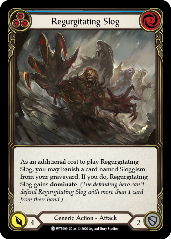 Regurgitating Slog (Blue) [U-WTR199] (Welcome to Rathe Unlimited)  Unlimited Rainbow Foil | Good Games Cannington