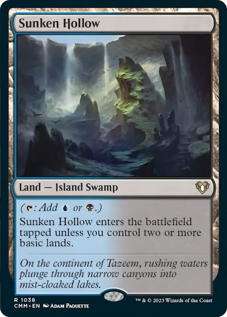Sunken Hollow [Commander Masters] | Good Games Cannington