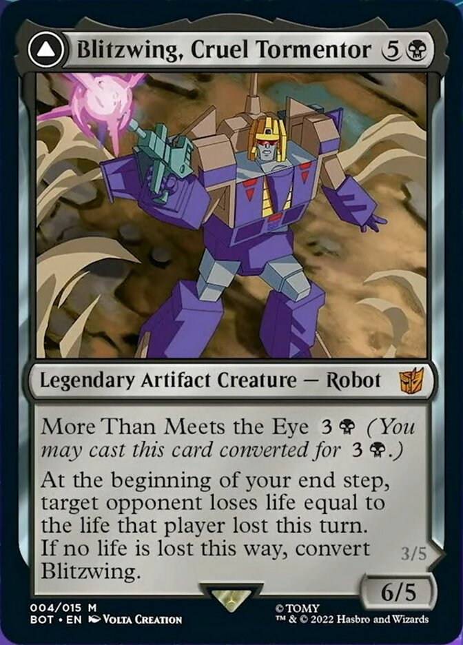 Blitzwing, Cruel Tormentor // Blitzwing, Adaptive Assailant [Transformers] | Good Games Cannington