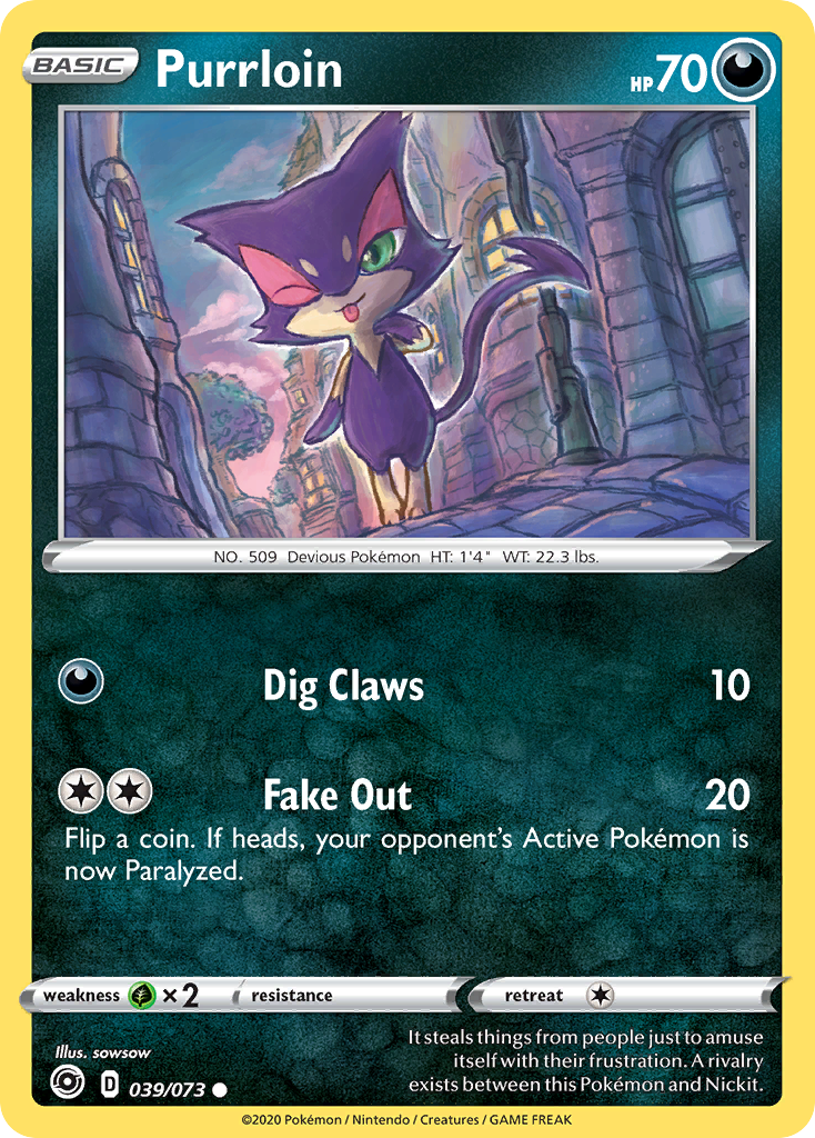 Purrloin (039/073) [Sword & Shield: Champion's Path] | Good Games Cannington