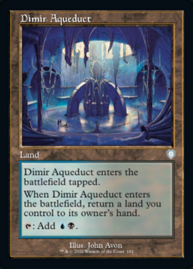 Dimir Aqueduct (Retro) [The Brothers' War Commander] | Good Games Cannington