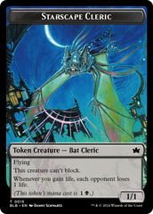 Cragflame // Starscape Cleric Double-Sided Token [Bloomburrow Tokens] | Good Games Cannington