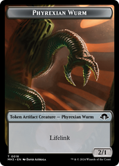 Phyrexian Germ // Phyrexian Wurm (0018) Double-Sided Token [Modern Horizons 3 Tokens] | Good Games Cannington