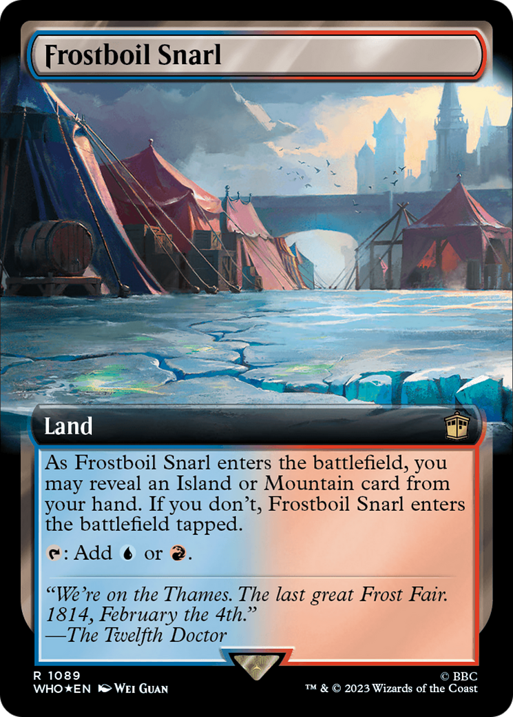 Frostboil Snarl (Extended Art) (Surge Foil) [Doctor Who] | Good Games Cannington
