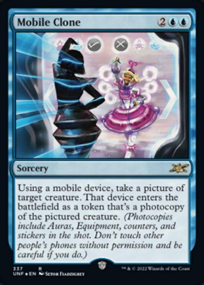 Mobile Clone (Galaxy Foil) [Unfinity] | Good Games Cannington