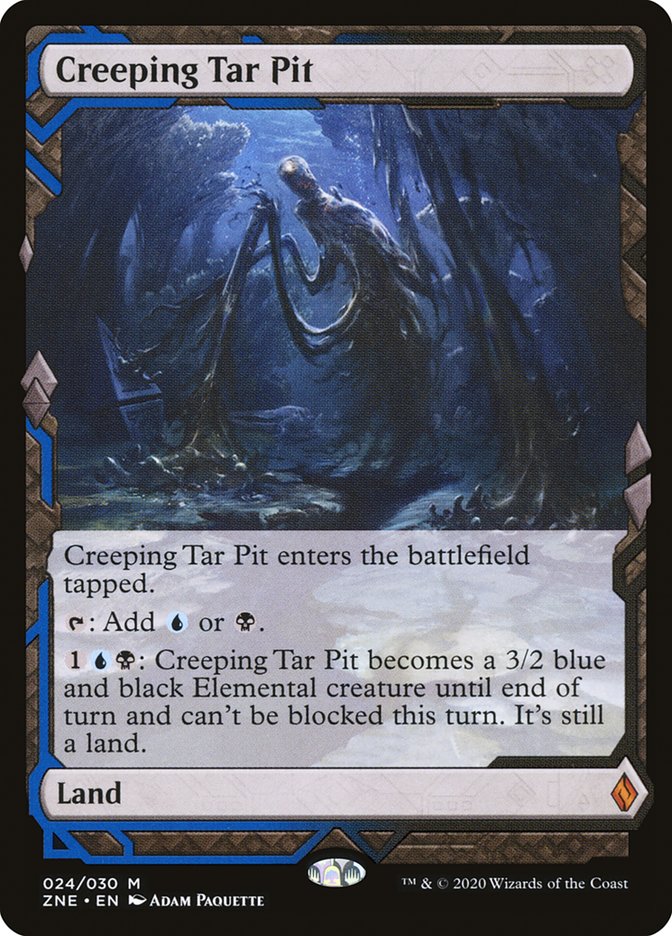 Creeping Tar Pit (Expeditions) [Zendikar Rising Expeditions] | Good Games Cannington