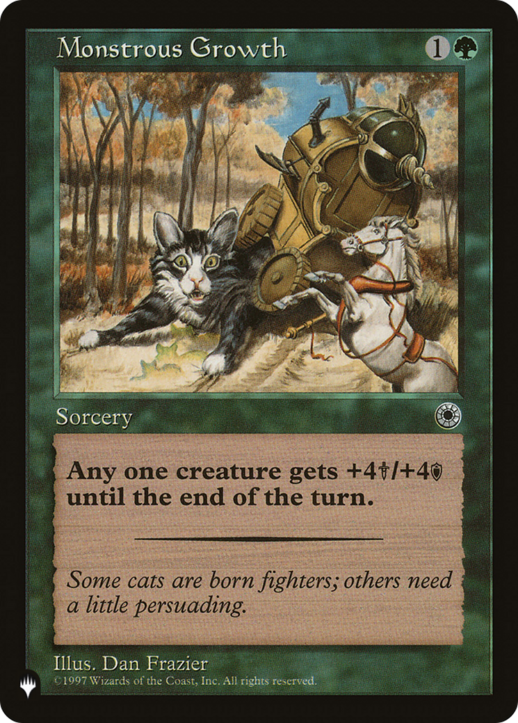 Monstrous Growth (Flavor Text) [The List] | Good Games Cannington