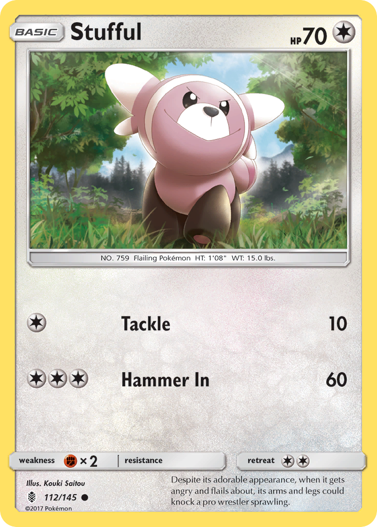 Stufful (112/145) [Sun & Moon: Guardians Rising] | Good Games Cannington
