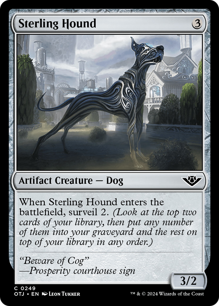 Sterling Hound [Outlaws of Thunder Junction] | Good Games Cannington